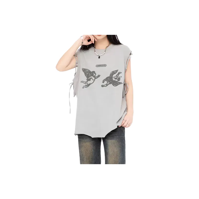 Punk Style Strap Rapped Irregular Vest swag OOTD-6