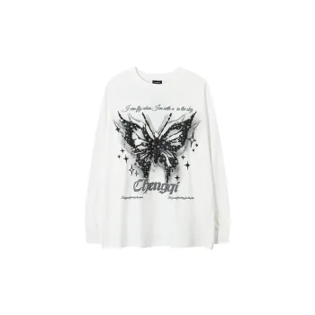 Loose Butterfly Sweatshirt