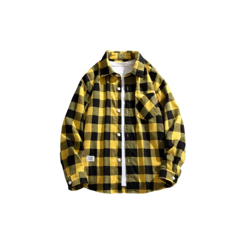 Plaid Plus Size Fashionable Long Sleeve Shirt