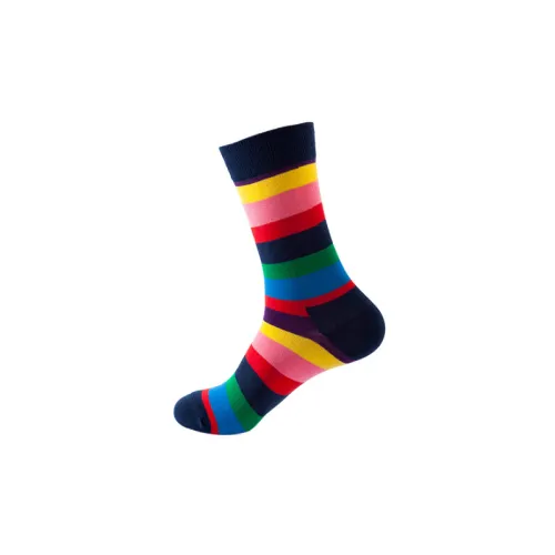 Fashionable Simple Cotton Mid Calf Sock
