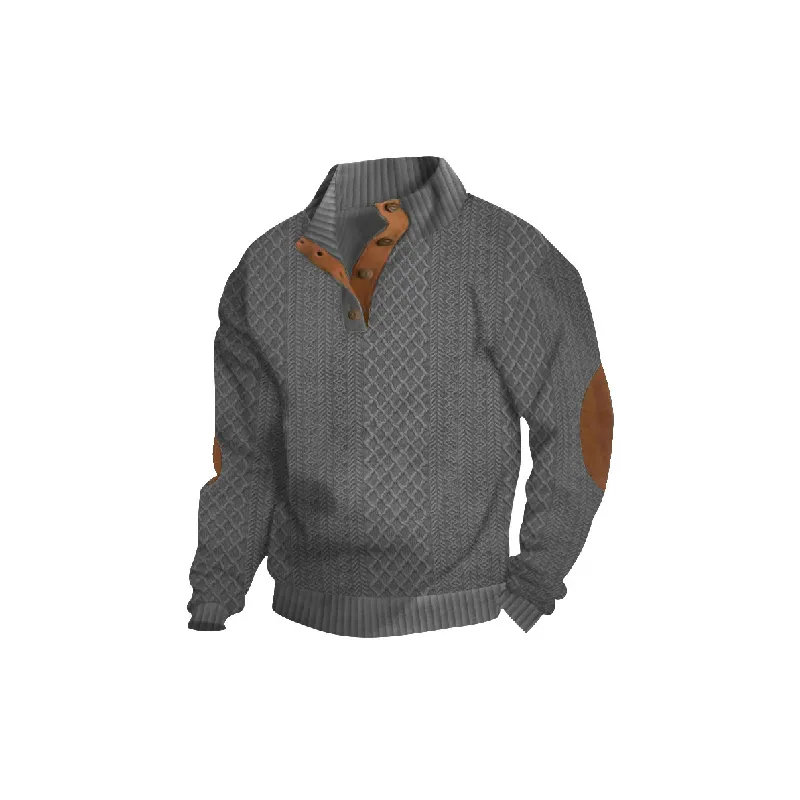 Casual Fashionable  Cotton Blended Fabric Polo-0