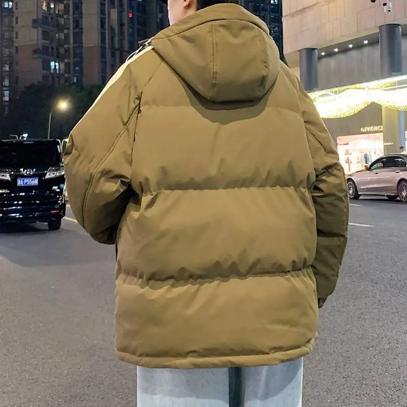 Basics Loose Polyester Quilted Jacket-7