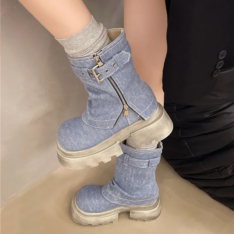 Casual Fashionable Ankle Boots-6