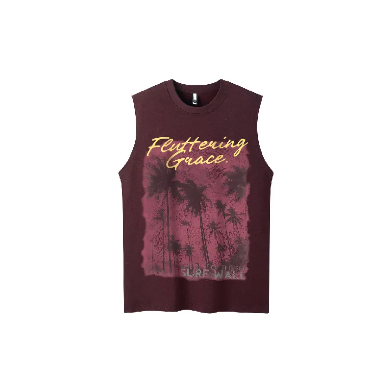 Retro Loose Cotton Vest-2