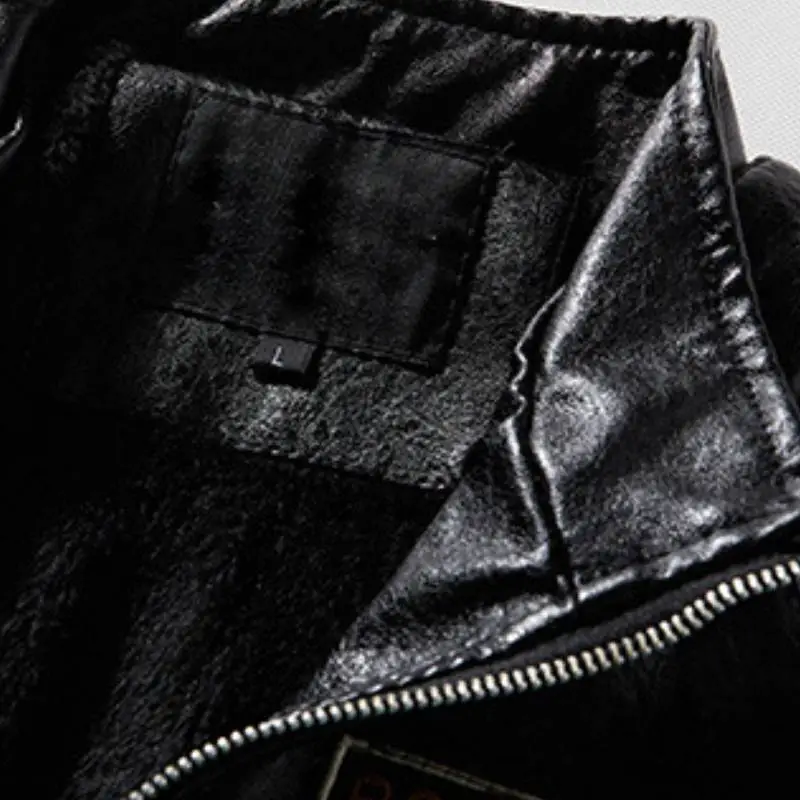 Funky Warming PU Leather Jacket-4