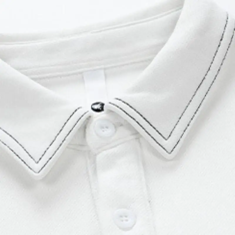 Loose Casual Cotton Polo-9