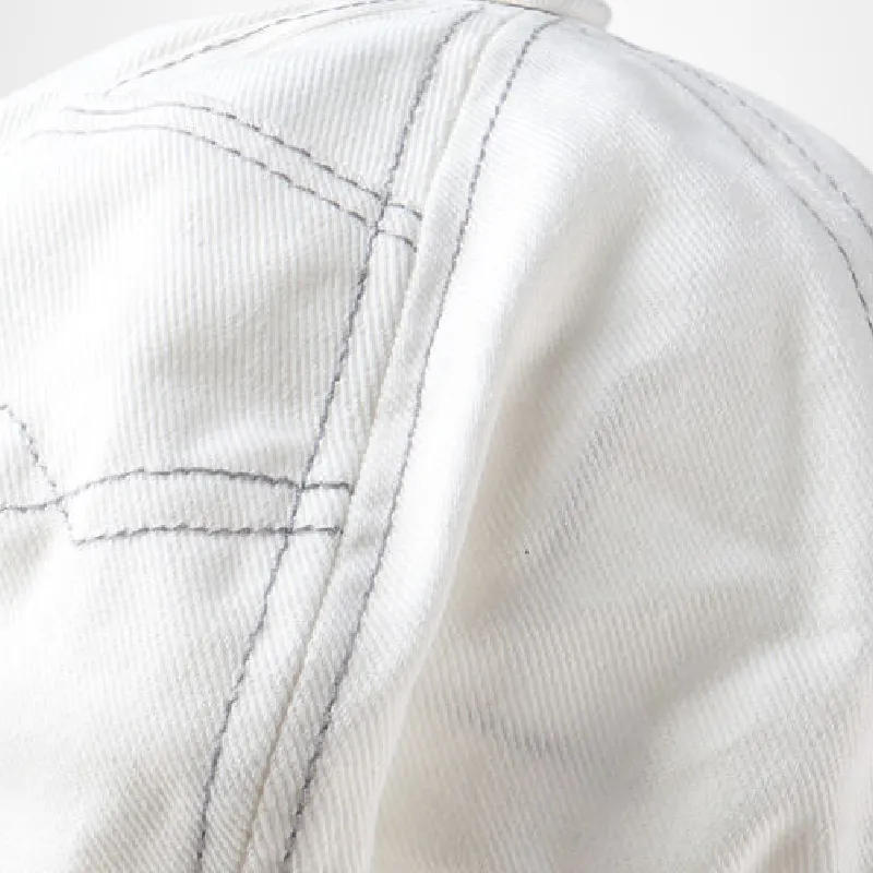 Retro Washed Denim Beret-1