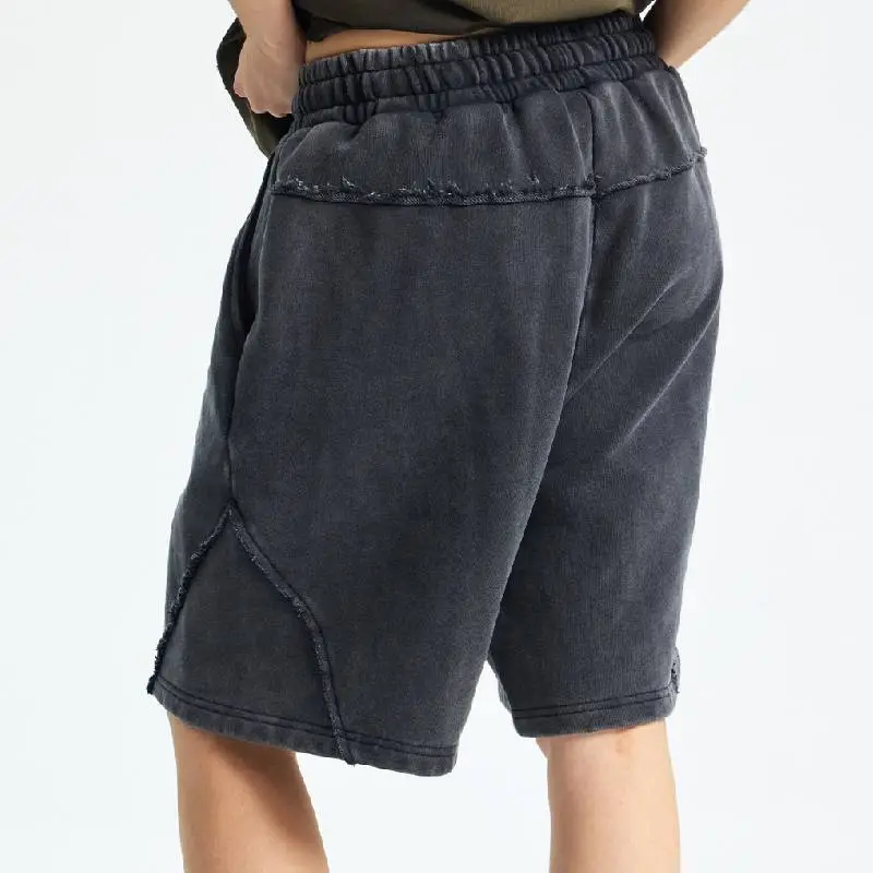 Street Retro Cotton Sports Shorts-17