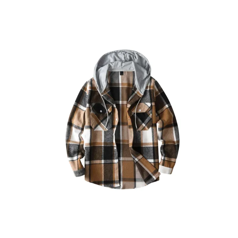 Casual Retro Woolen Fabric Shirt-9
