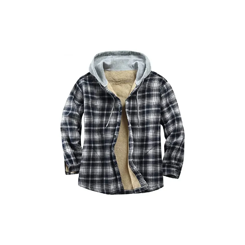 Casual Plaid Loose Jacket-2