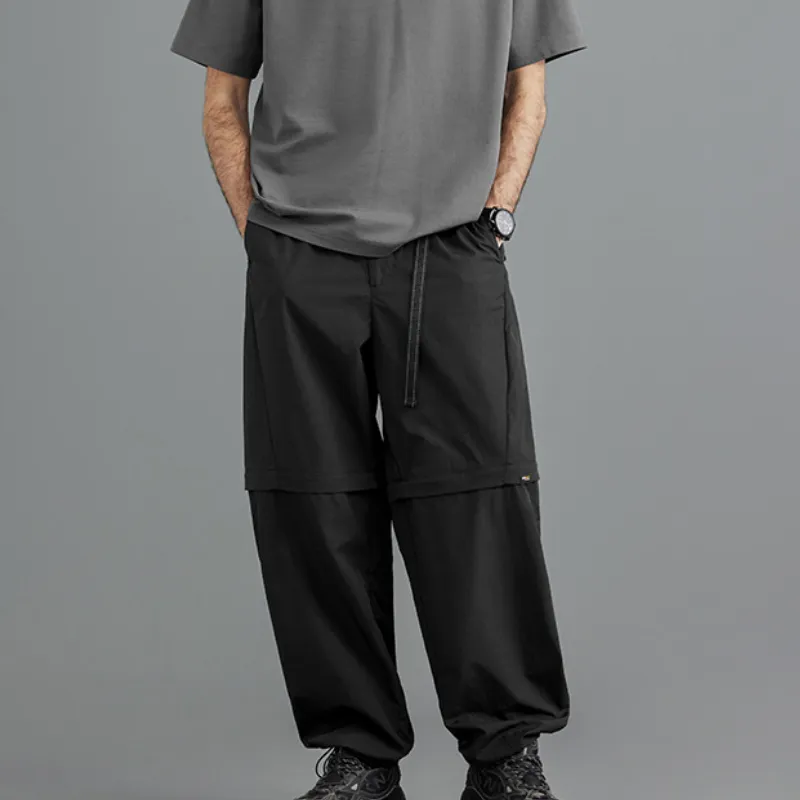 Basics Simple 100% Nylon Casual Pants-4