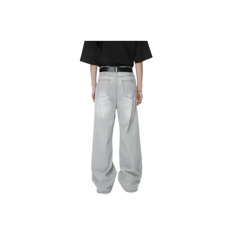 Retro Loose Cat Whisker Jeans-2