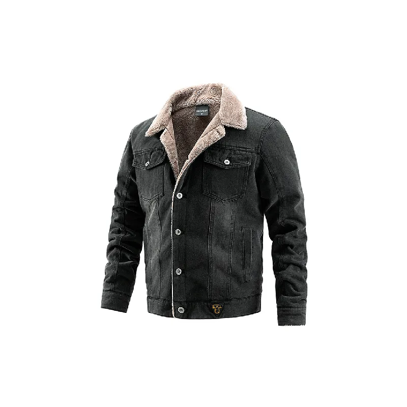 Casual Warm Denim Jacket-1