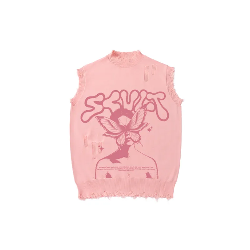 Fashionable Loose Sleeveless Vest-8