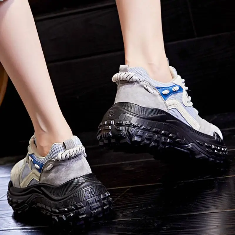 Casual Simple Chunky Sneakers-2