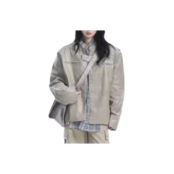 Loose Casual Leather Jacket