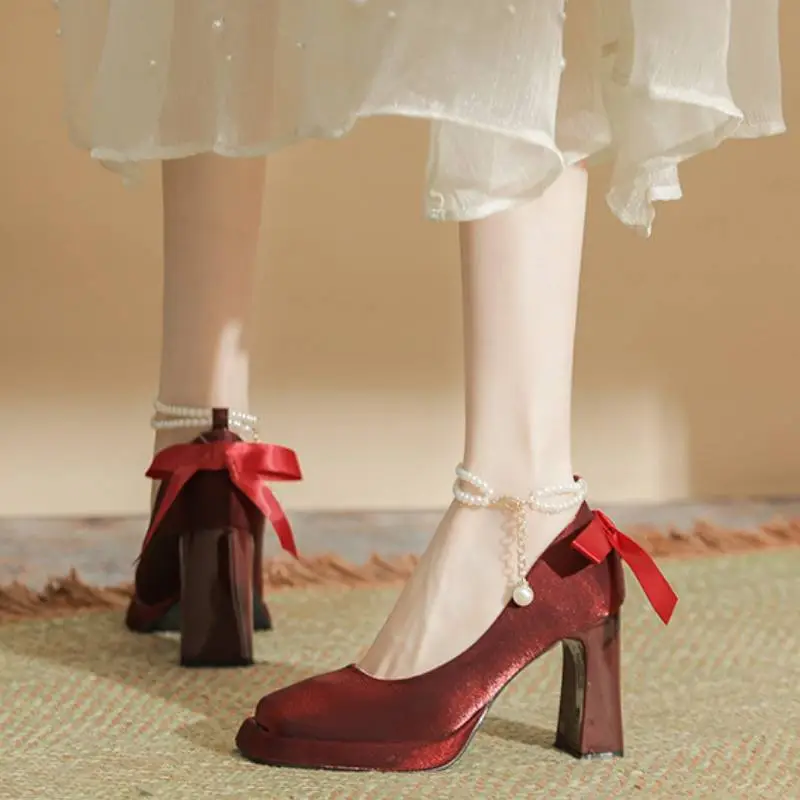 Basics Buckle Mary Jane Shoes-7