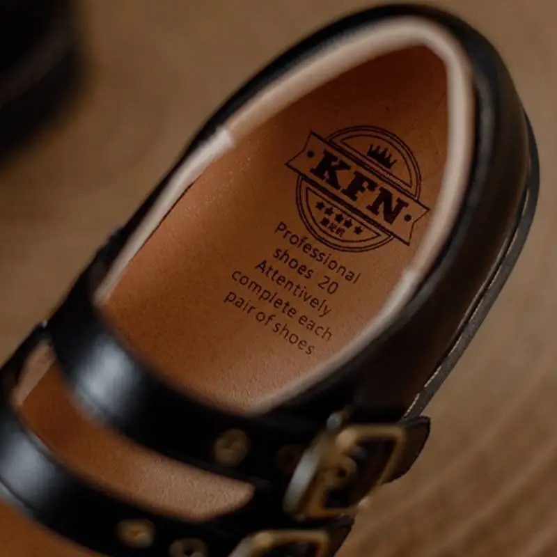 Retro Plain Mary Jane Shoes-7