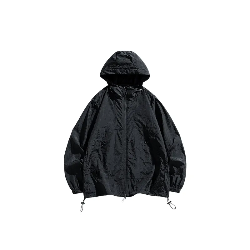 Fashionable Simple Nylon Outdoor Jacket-0