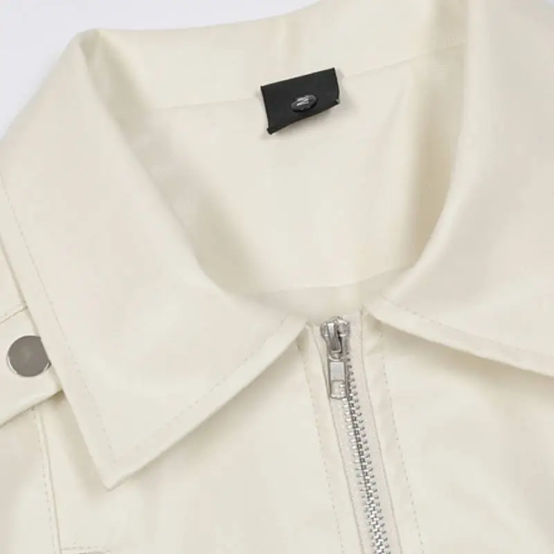 Street Fashion Leather Jacket-2