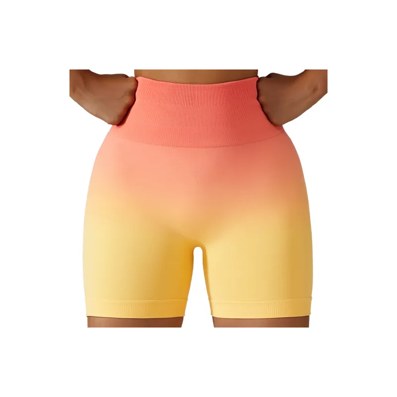 Casual Breathable Nylon Spandex Blend Sports Shorts Women-8