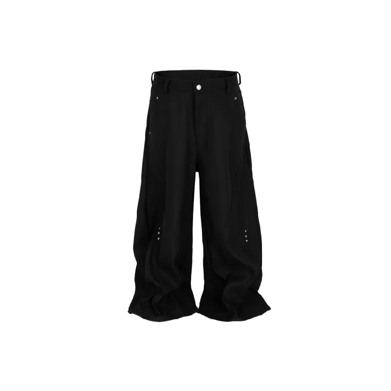 Fashionable Loose Polyester Casual Pants