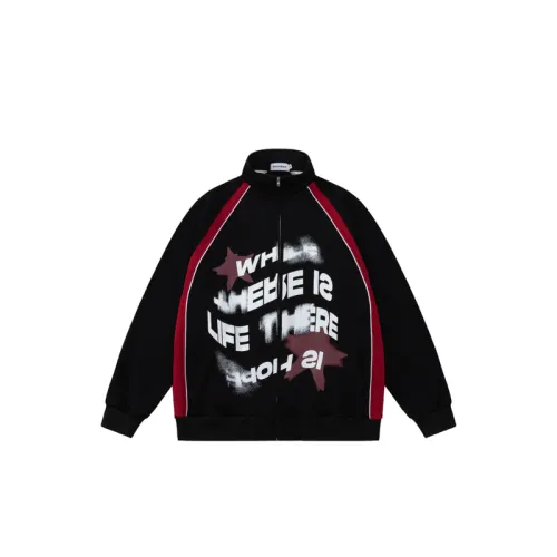 Fashion Brand Stitching Raglan Sleeve Jacket