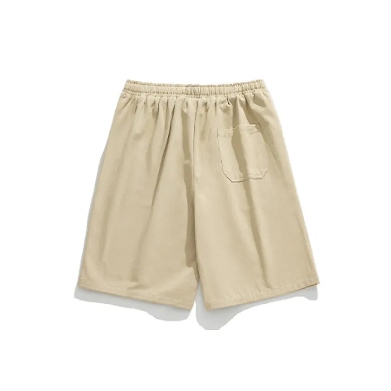 Retro Loose Cotton Baggy Casual Shorts-5