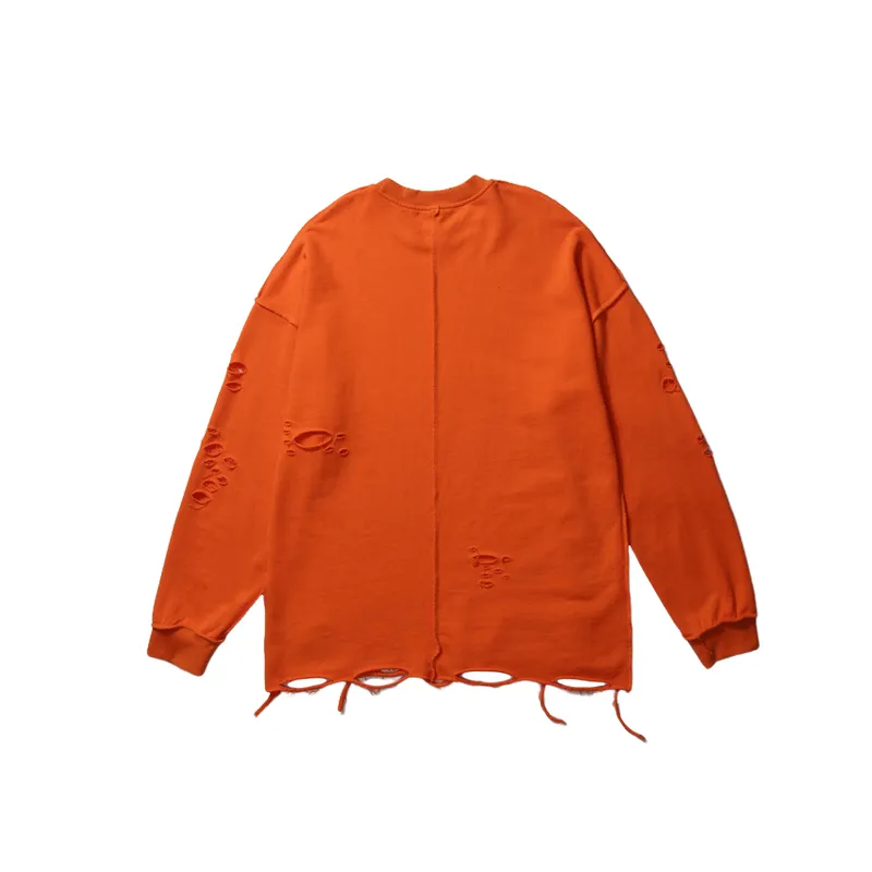 Street Loose Cotton Blended Fabric Sweatshirt-1