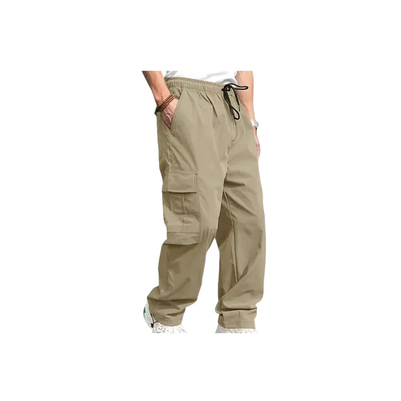 Loose Straight Casual Trousers-13