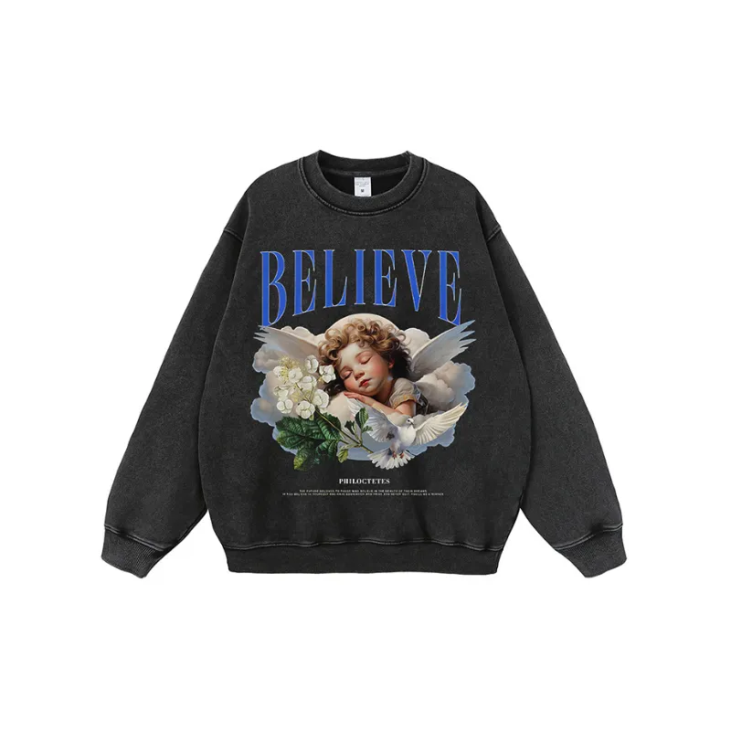 Retro Washed Sweatshirt-5