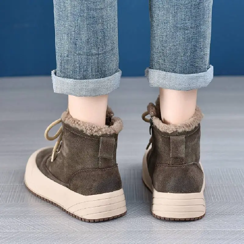 Casual Retro Warming Ankle Boots-7