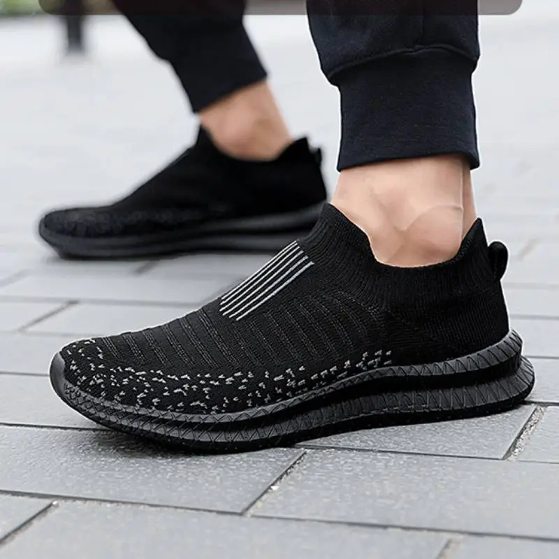 Simple Sporty Slip On Shoes-5