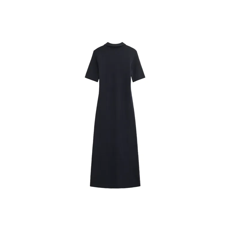 Simple Fashionable Polyester Dress Women-1