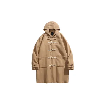 Casual Plain Polyester Coat