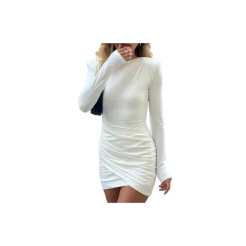 Plain Casual Dress Women