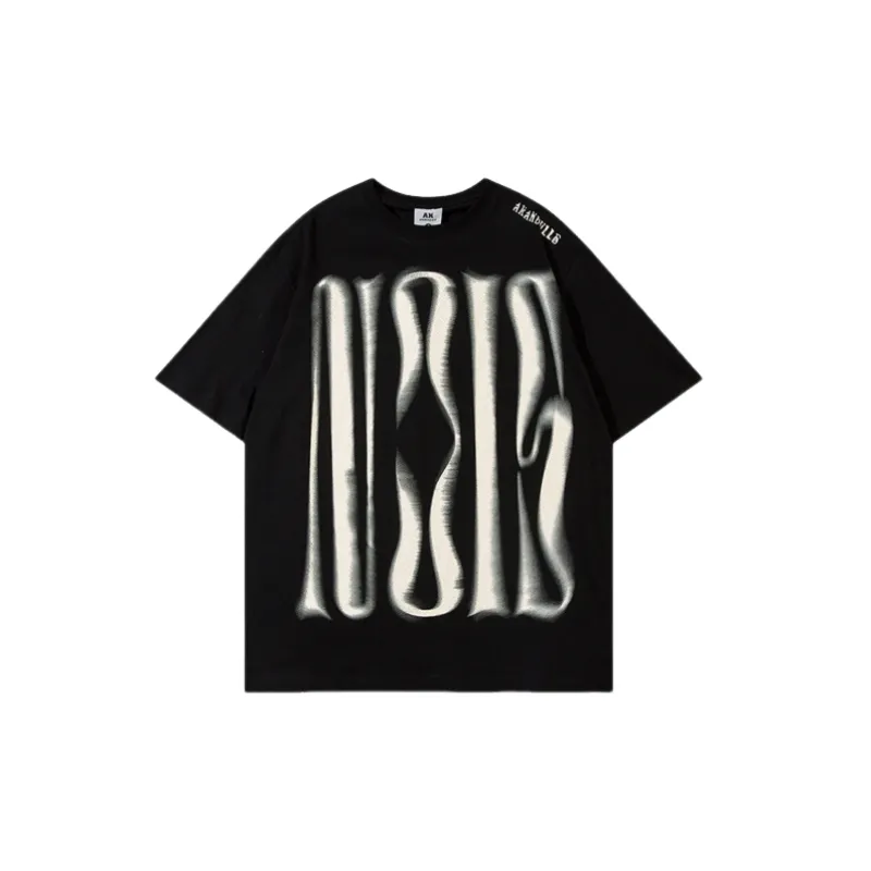 Casual Loose Combed Cotton T-Shirt-4