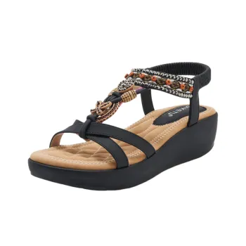 Casual Rhinestone Flip Flops