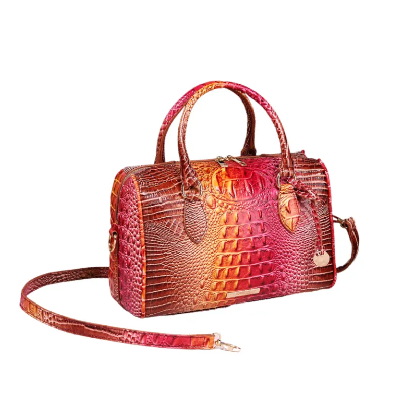 Retro Contrast Color Crossbody Bag-1