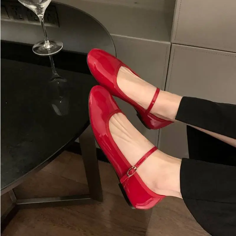 Elegant Simple Mary Jane Shoes-1