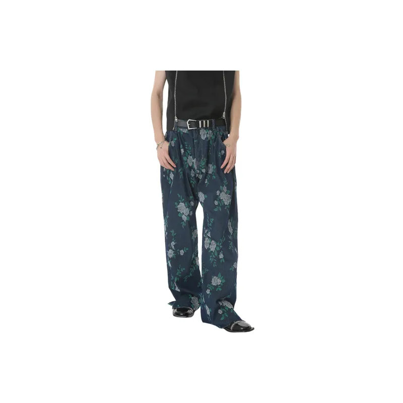 Retro Tie Dye Jeans-1