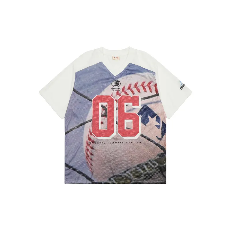 Fashion Contrast Color T Shirt-0