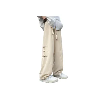 Trendy Loose Dipper Sense Straight Pants