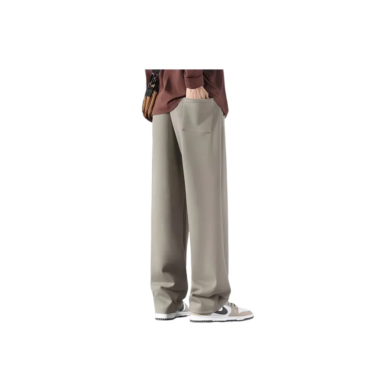 Casual Plain Huacotton Sports Pants-3