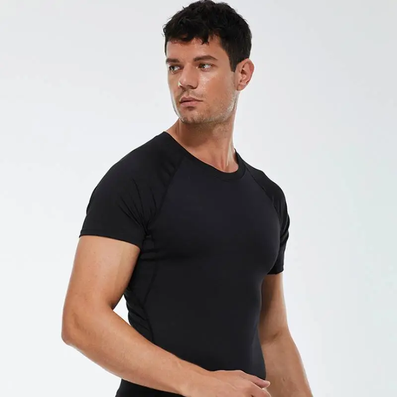 Sporty Plain Polyester Fitness Clothing-7