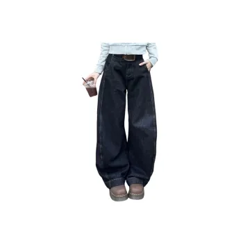 Retro Washed Jeans Women