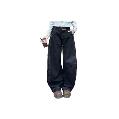 Retro Washed Jeans Women