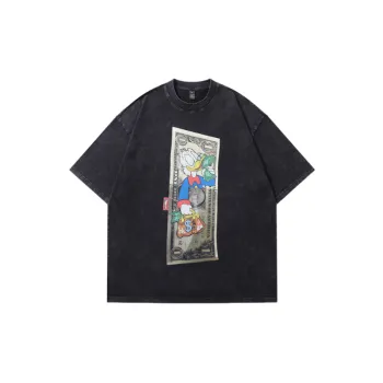 Street Washed 100% Cotton T Shirt