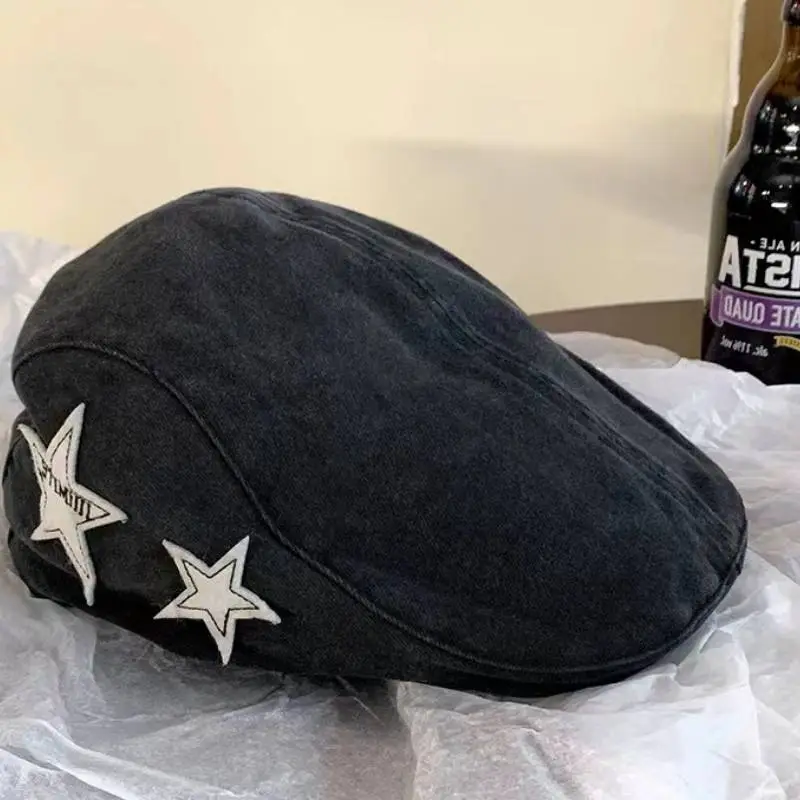 Retro Simple Beret Women-2