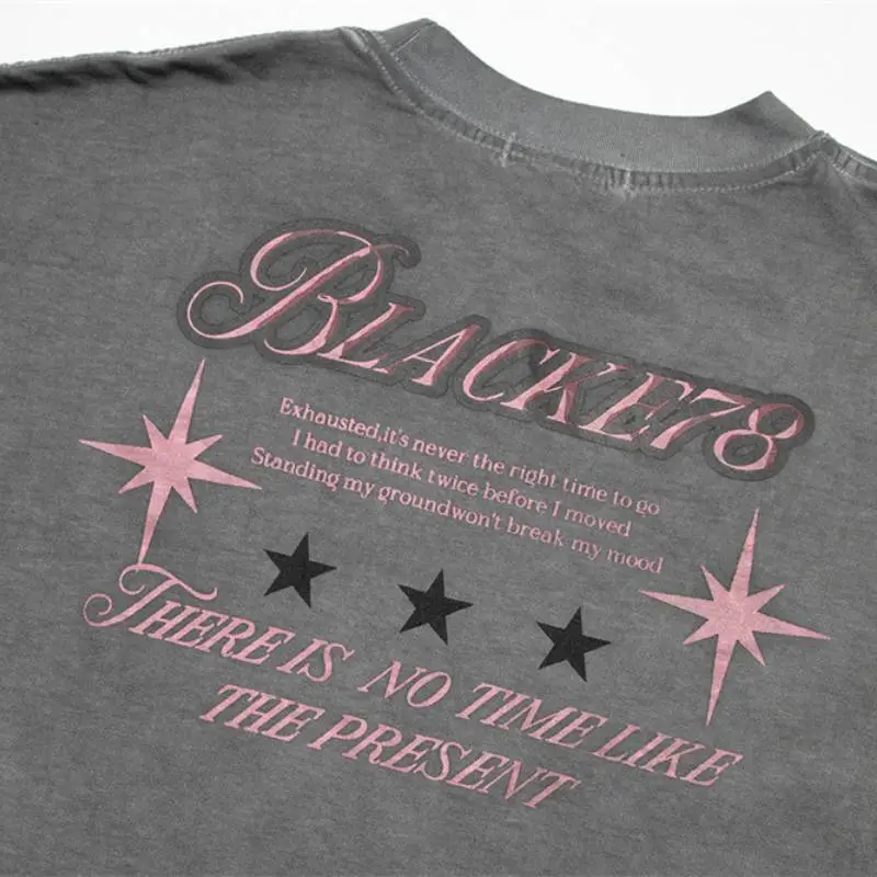 Funky Distress 100% Cotton T Shirt-4